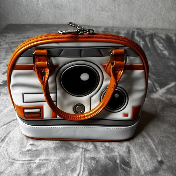 Loungefly Handbags - Loungefly Star Wars BB-8‎ Patent Dome Bag Purse Disney